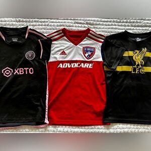 Boys soccer jerseys/shirts